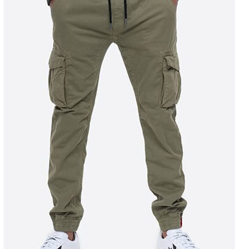 Панталон карго с връзка - Каки ALPHA INDUSTRIES