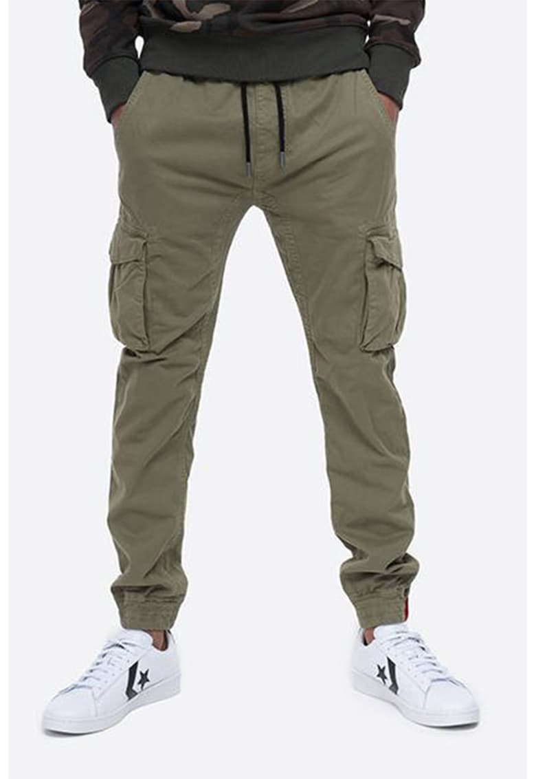 Панталон карго с връзка - Каки ALPHA INDUSTRIES