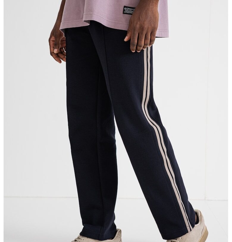 Панталон с връзка и контрастни кантове - Черен ARMANI EXCHANGE