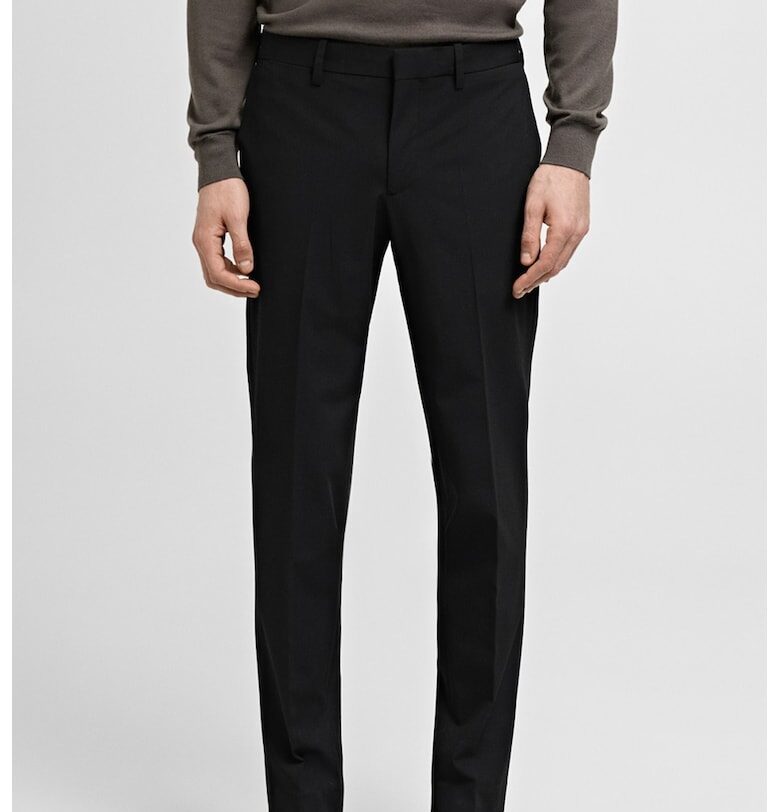 Панталон с джобове - Черен Mango