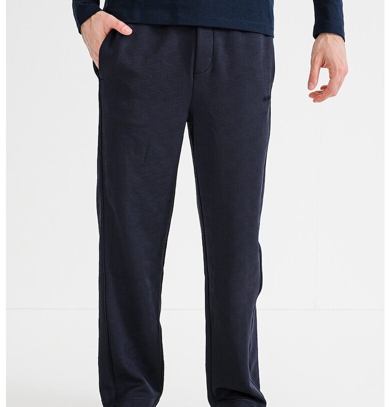 Панталон с еластична талия - Тъмносин BOSS