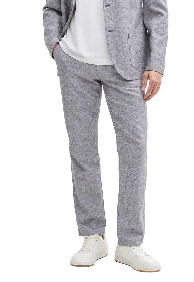 Панталон с лиосел - Сив меланж Tom Tailor