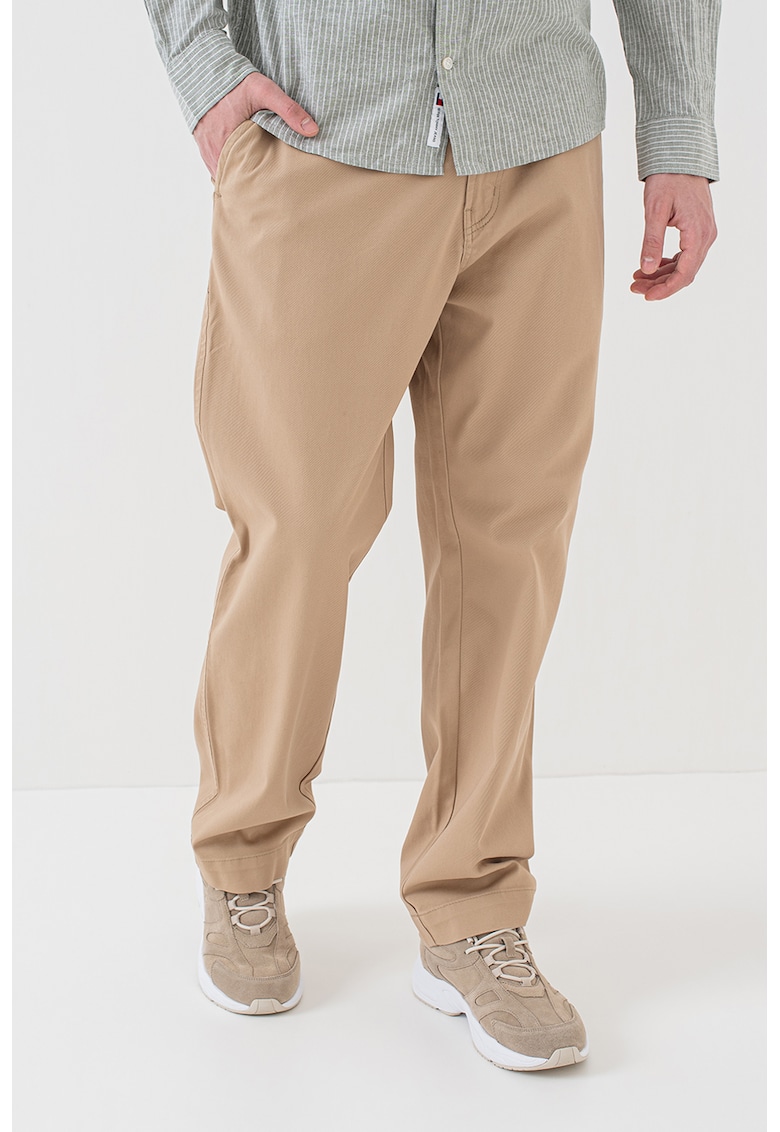 Панталон с паднало дъно - Бежов HUGO