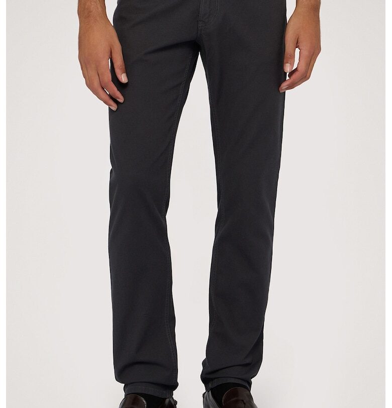 Панталон със средновисока талия - Черен Trussardi