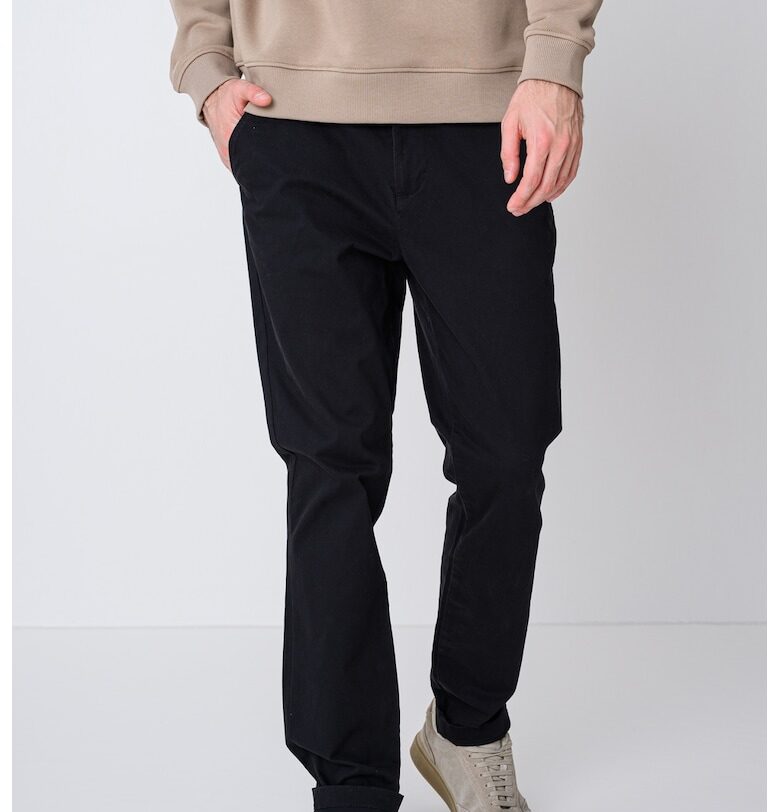 Панталон със стандартна кройка - Черен Tommy Jeans