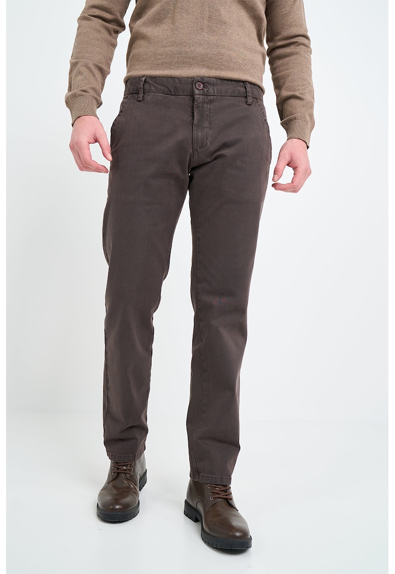 Панталон чино със скосени джобове - Кафяв Timeout