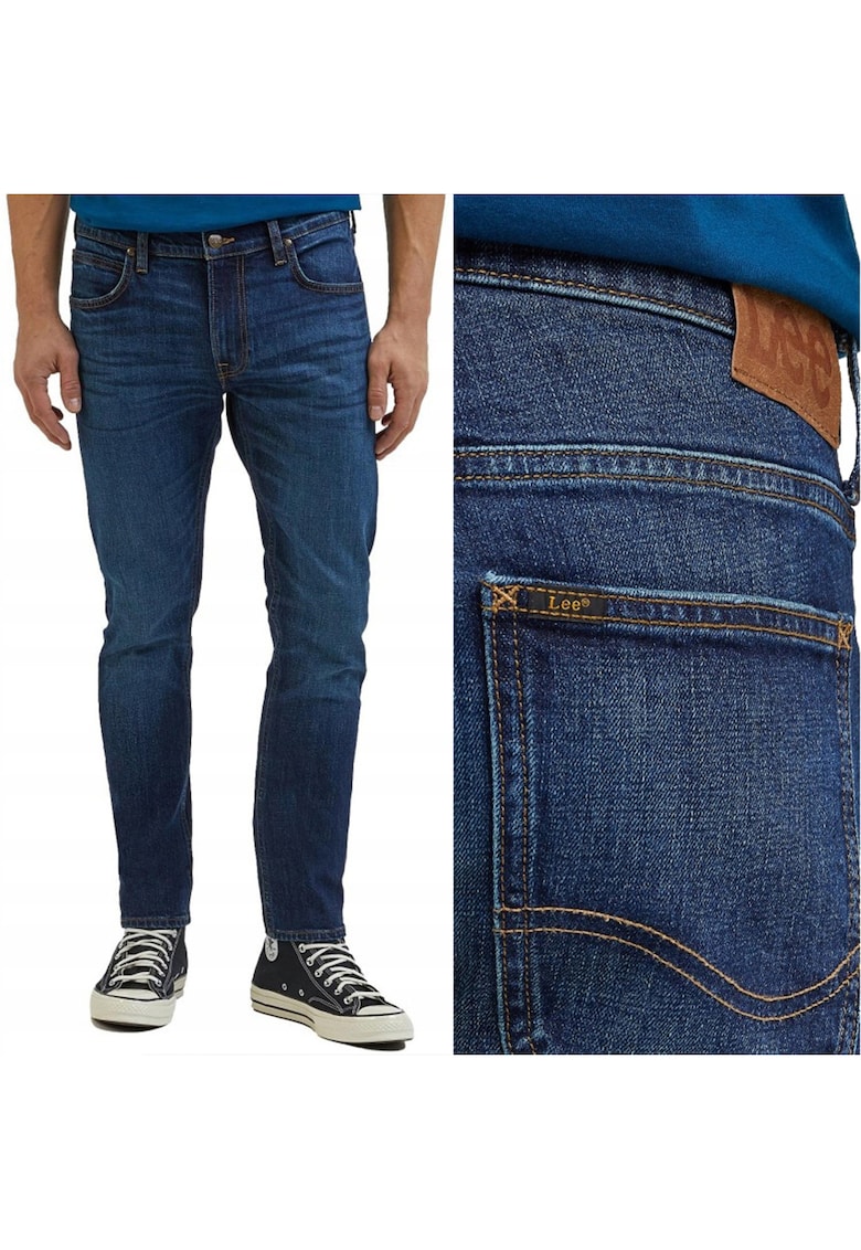 Панталони Luke Slim Tapered син - Син Lee