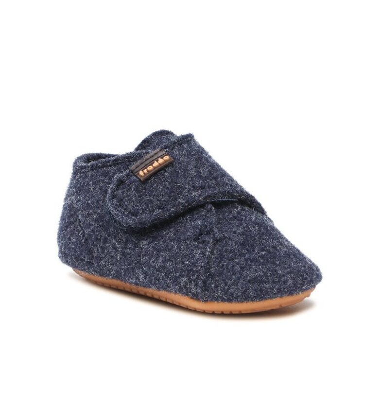 Пантофи за момче -  302979608 - Син - Велур - Син Froddo