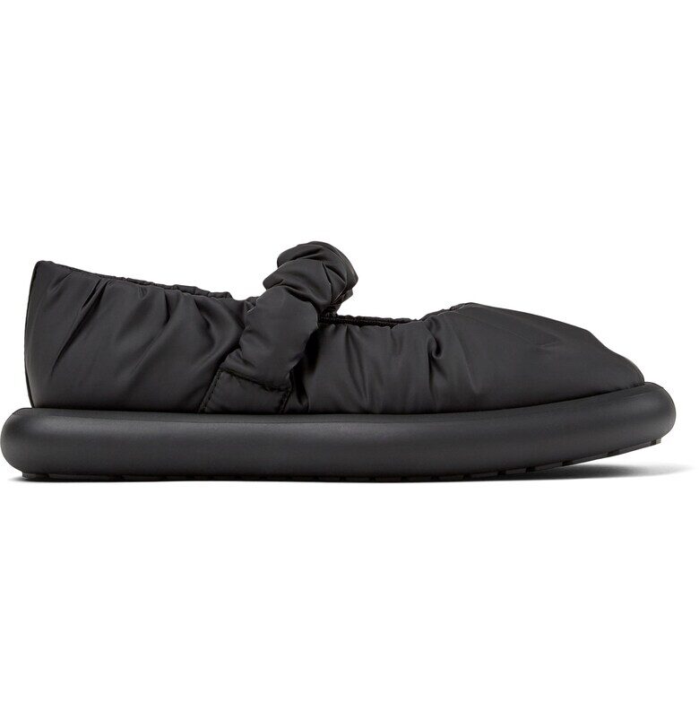 Пантофки Onda тип Mary Jane - Избеляло черно Camper