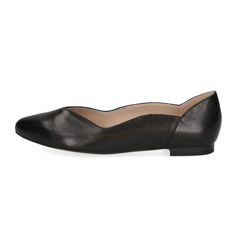 Пантофки с остър връх - Избеляло черно Caprice