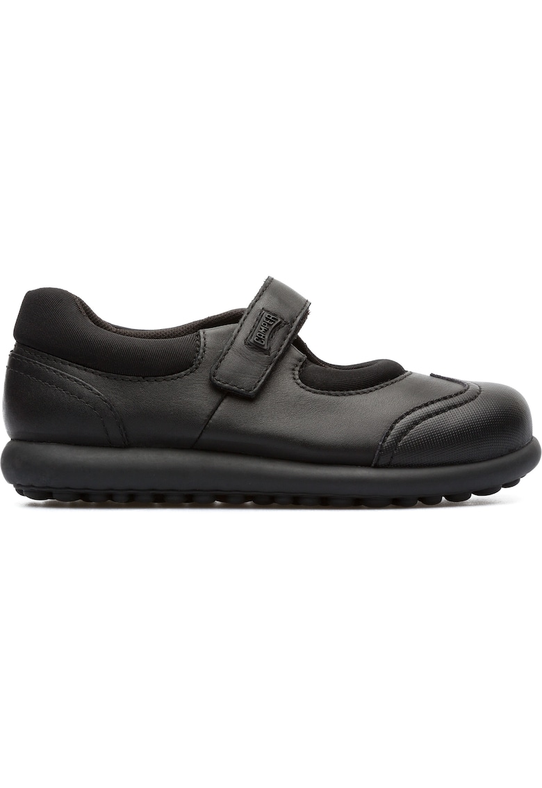 Пантофки тип балерини Pelotas с лого - Избеляло черно Camper