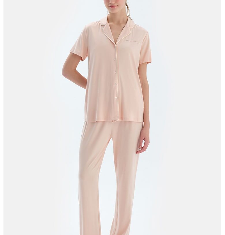 Пижама с контрасти - Праскова DAGI