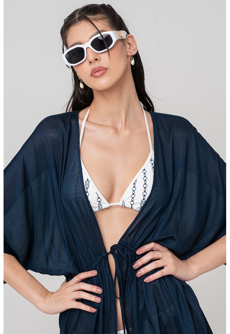 Плажно кимоно с модал - Тъмносин Tommy Hilfiger