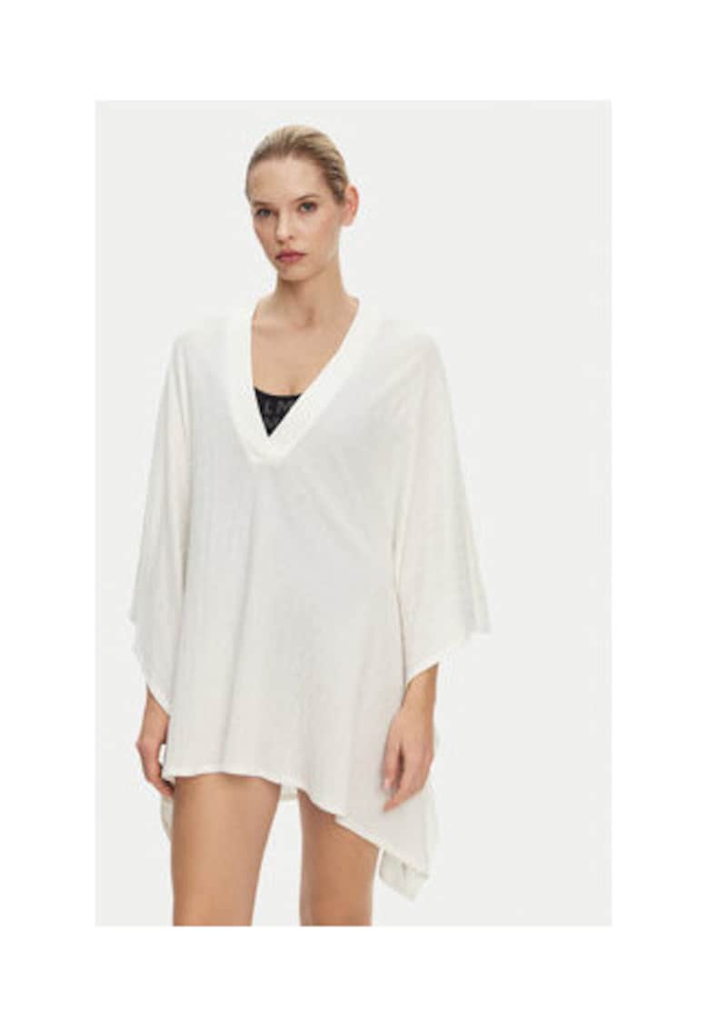 Плажно парео - бежово - памук и вискоза Balmain