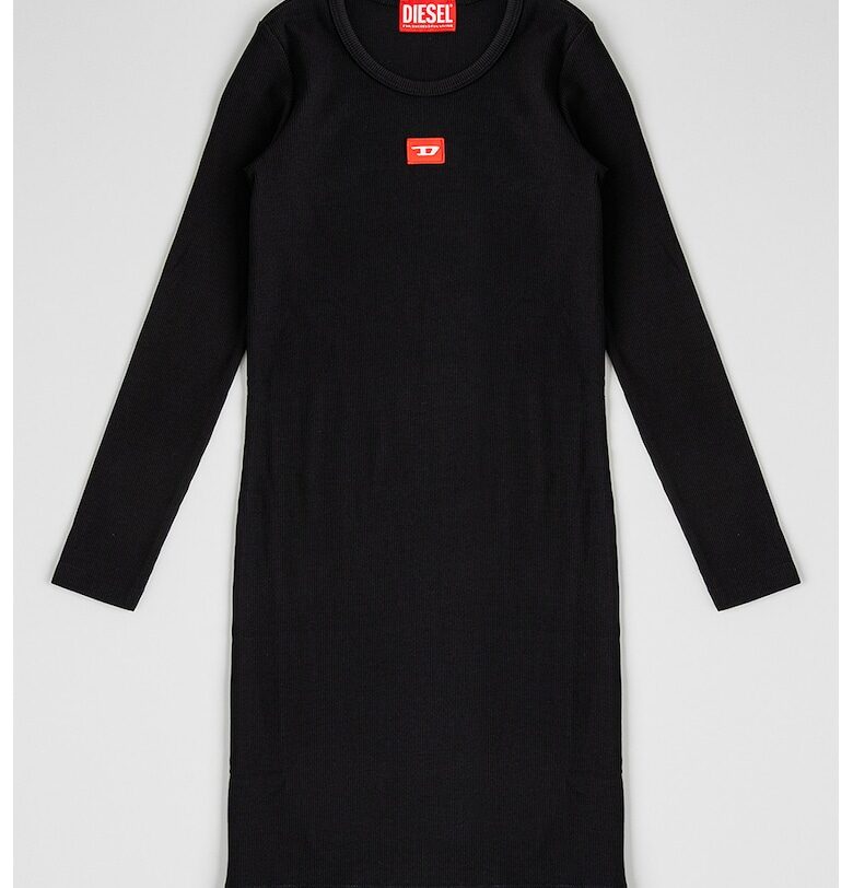 Плетена рокля Debra с лого - Черен Diesel