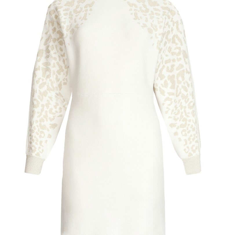 Плетена рокля - Бял/Златист Liu Jo