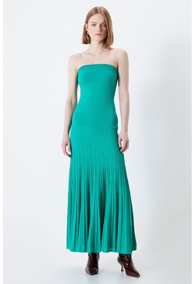 Плетена рокля без ръкави - Персийско зелено Ipekyol