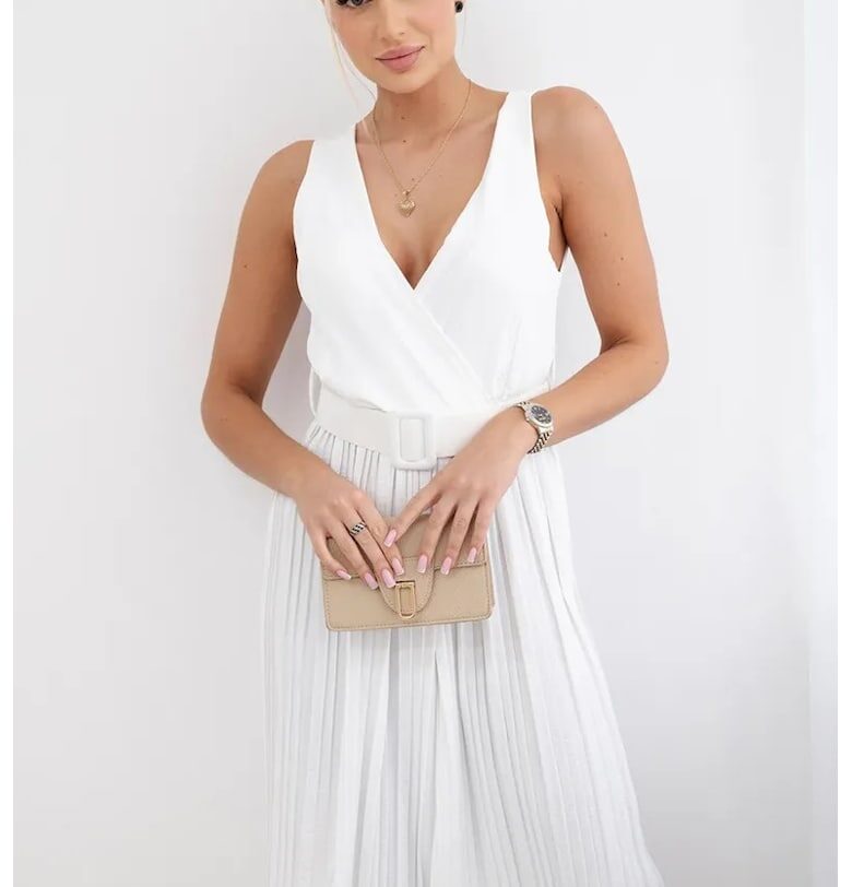 Плисиран вискозен гащеризон - Един размер Kesi