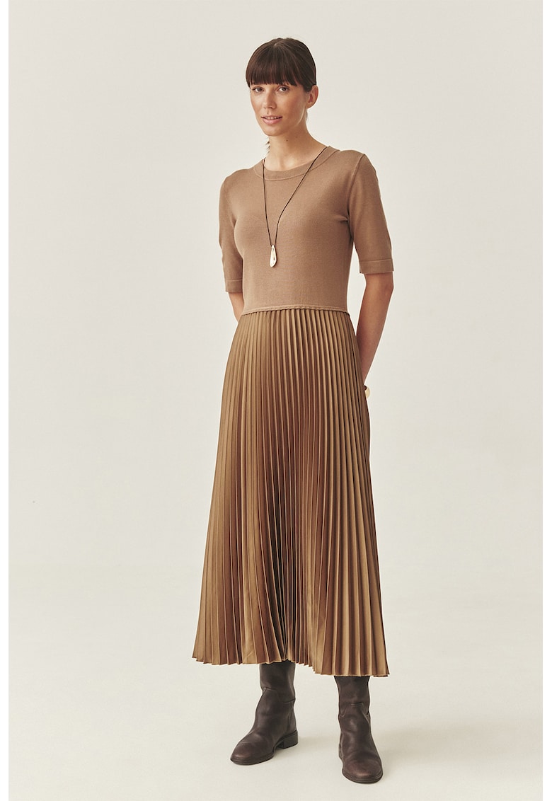 Плисирана пола - Светлокафяв Tatuum