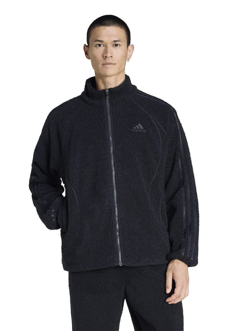 Плюшен суитшърт с джобове - Черен adidas Originals