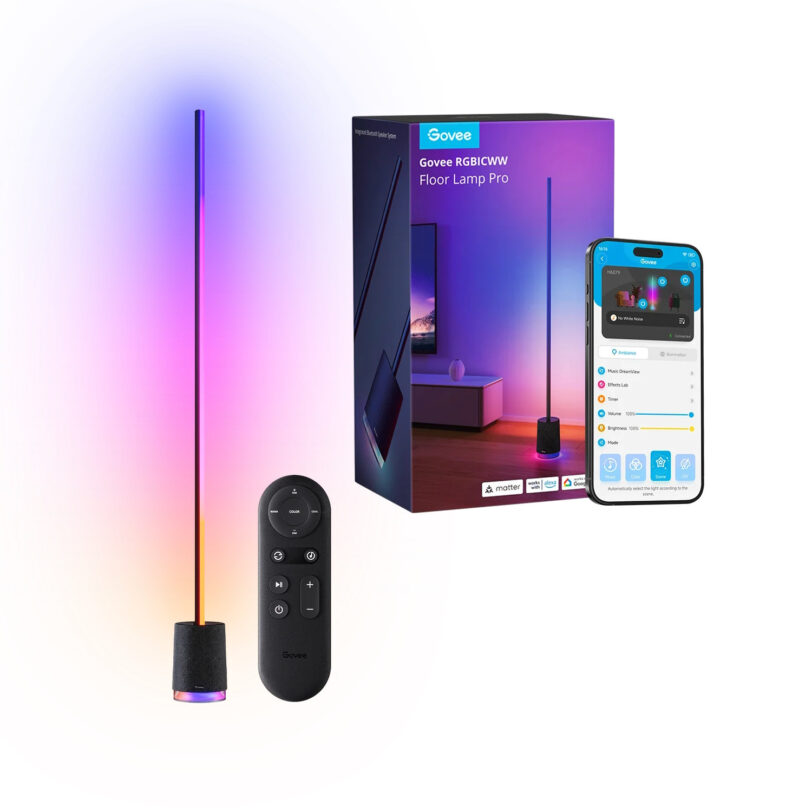 Подова Smart LED лампа Govee Floor Lamp Pro RGBICWW H6079