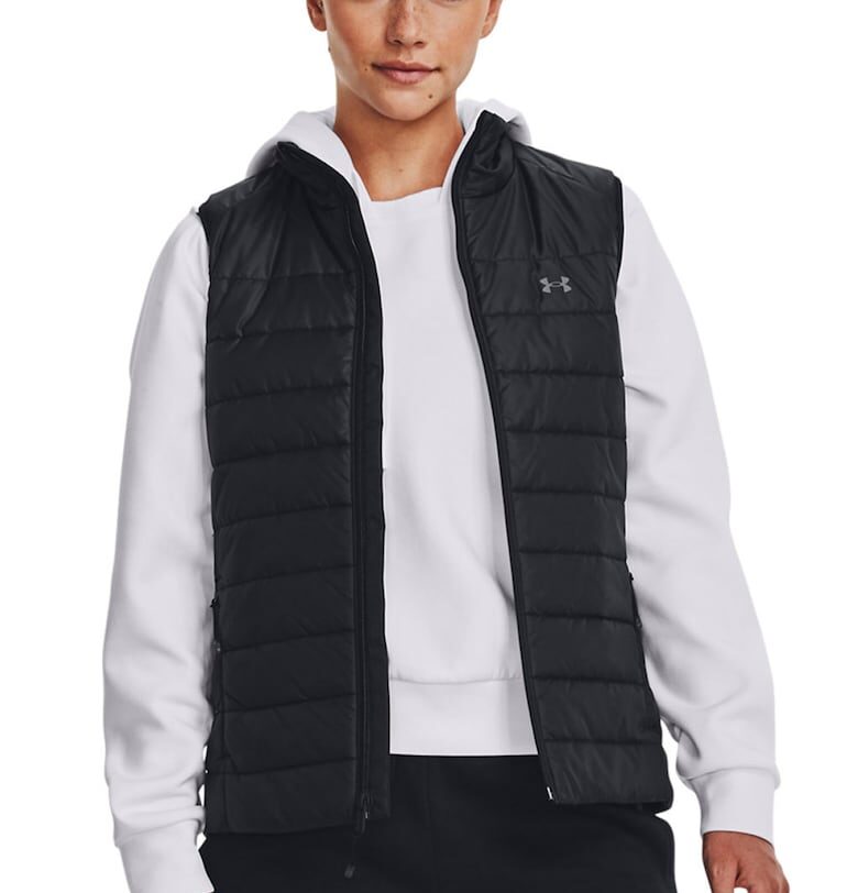 Подплатен фитнес елек с цип - Черен Under Armour