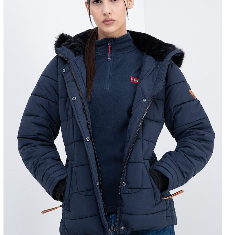 Подплатено зимно яке Badeli - Тъмносин Geographical Norway