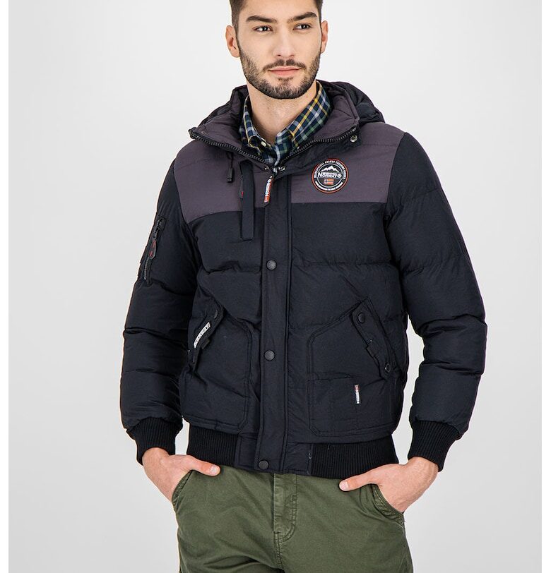 Подплатено зимно яке Volva с отделяща се качулка Geographical Norway