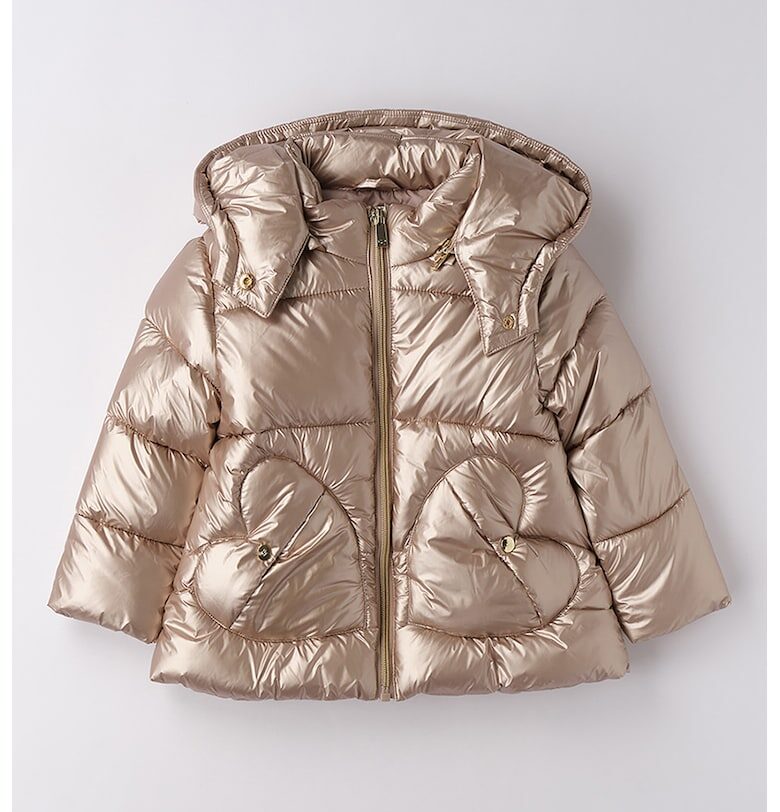 Подплатено зимно яке с бляскав ефект - Златист Sarabanda