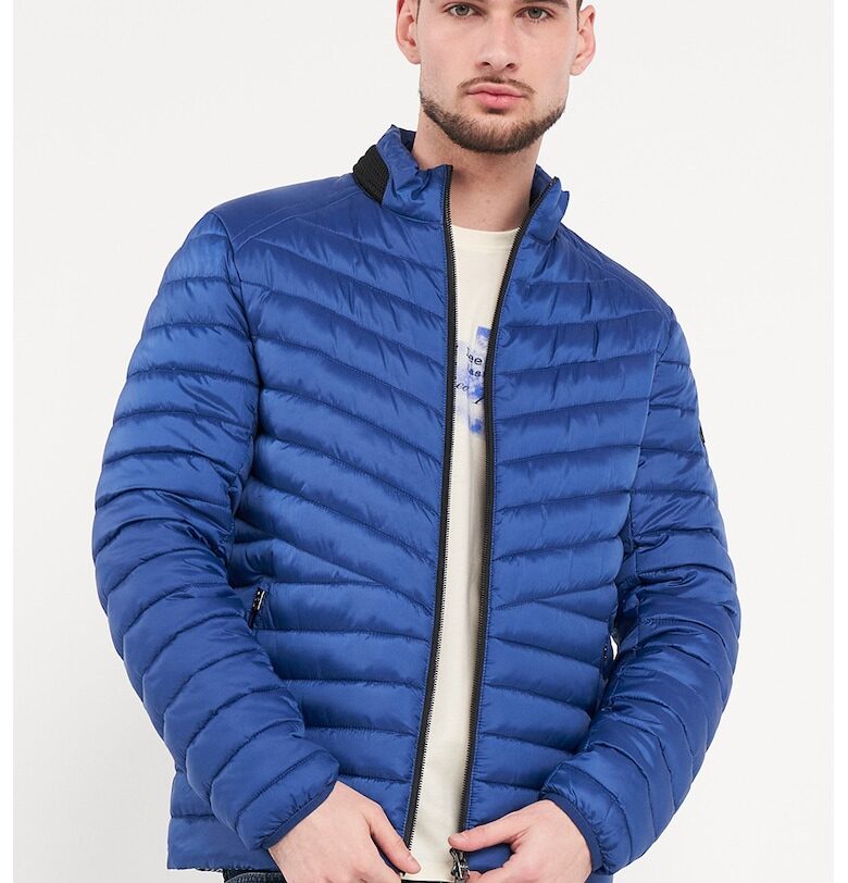 Подплатено зимно яке с ниска яка - Син Lee Cooper