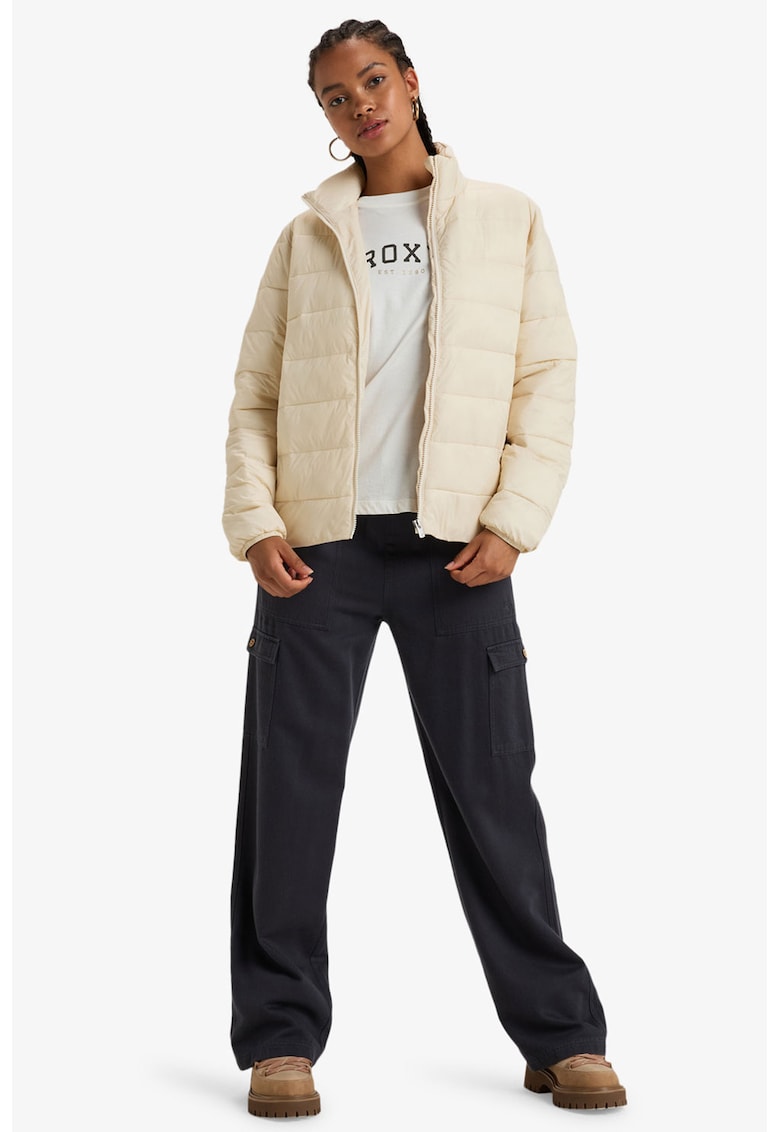 Подплатено яке с джобове - Мръснобял ROXY