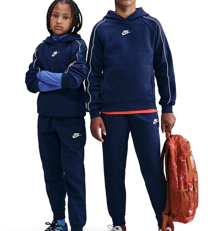 Поларен спортен екип Club - Бял/Тъмносин Nike