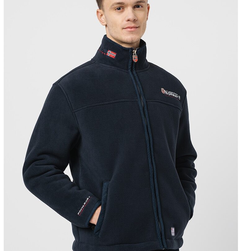 Поларен суитшърт Ubolt с подплата от еко пух - Тъмносин Geographical Norway