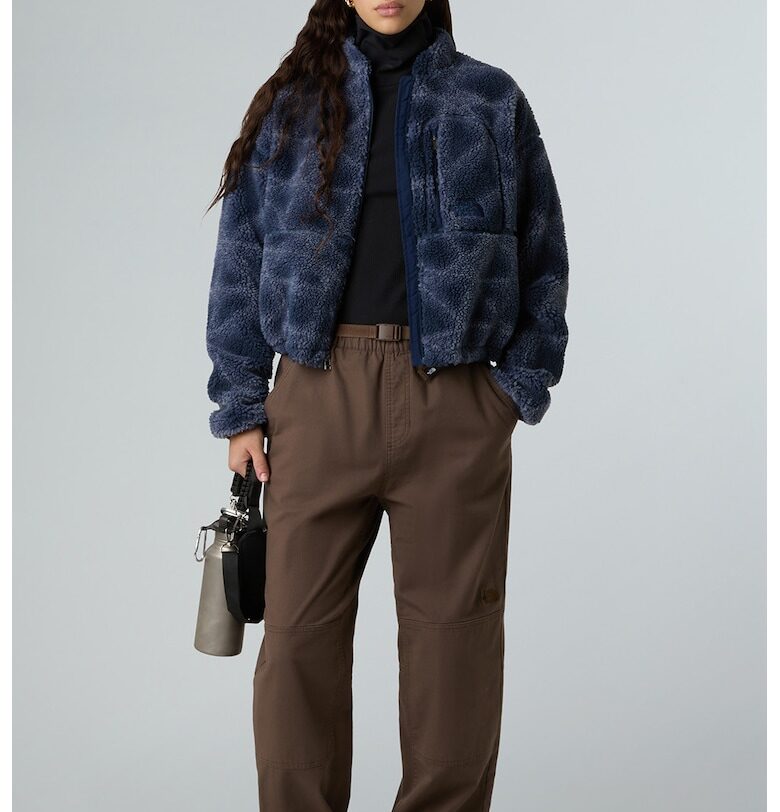 Поларено зимно яке с шарка Extreme Pile - Тъмносин The North Face