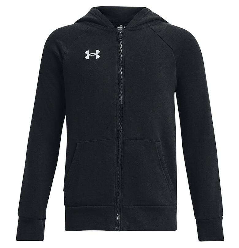 Поларено худи Rival с цип - Черен Under Armour