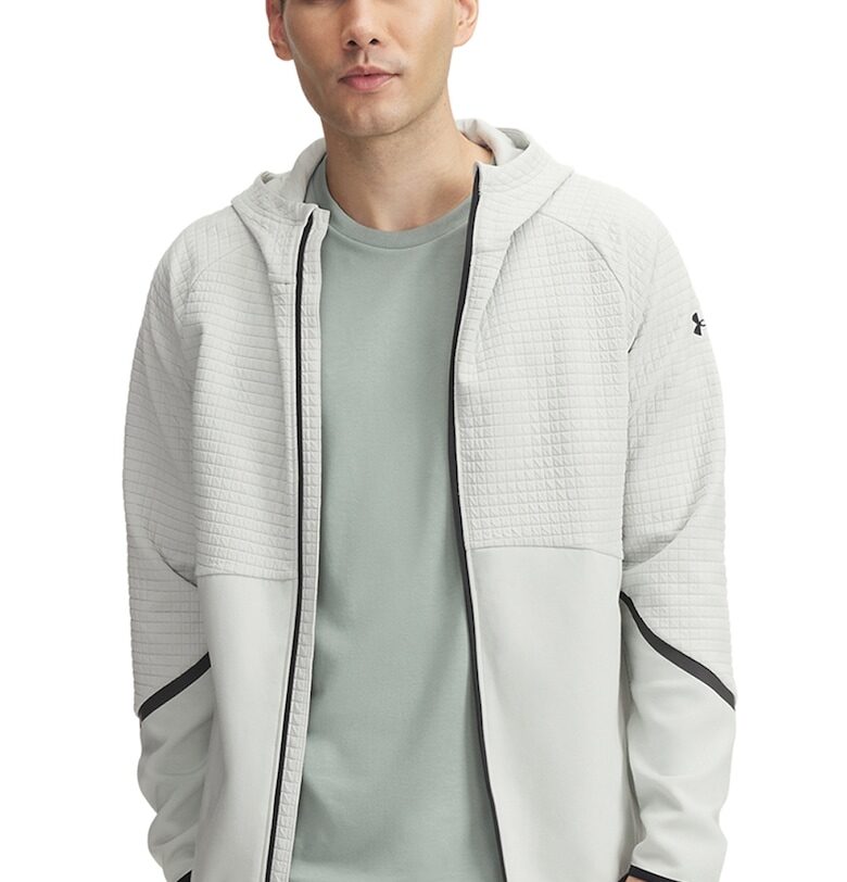 Поларено худи Unstoppable с релеф - Светлозелен Under Armour