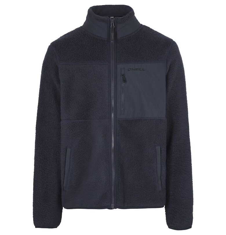Поларено яке с висок косъм и пълен цип  Син ONeill