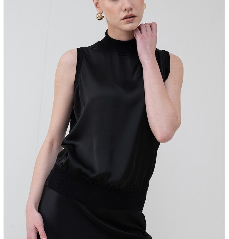 Поло без ръкави - Черен Karl Lagerfeld