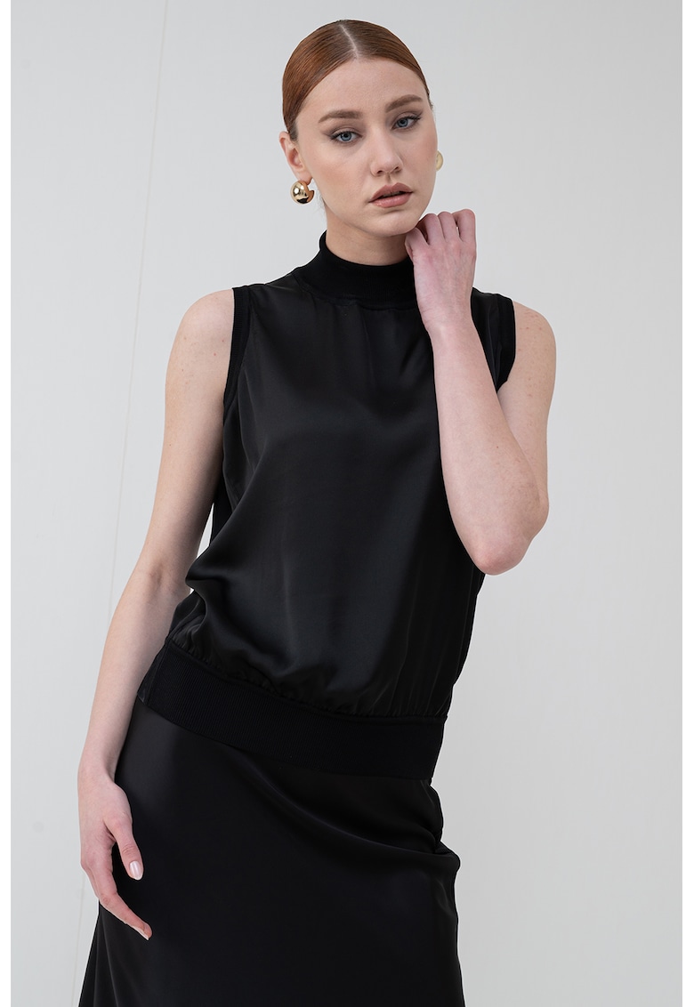 Поло без ръкави - Черен Karl Lagerfeld