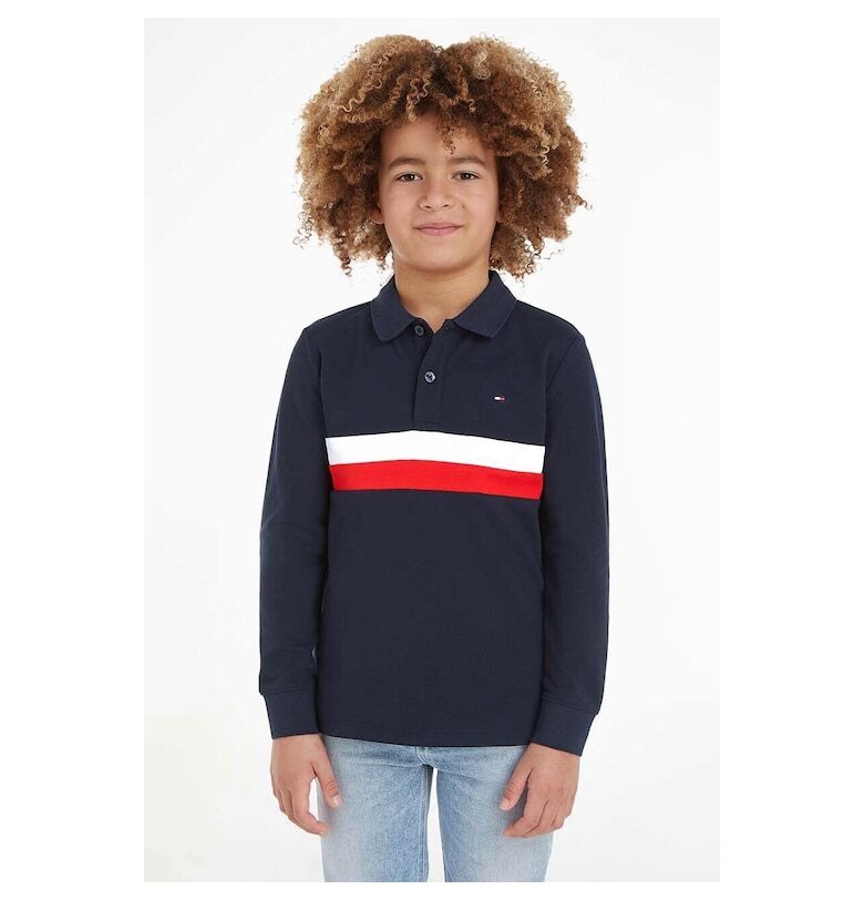 Поло блуза за момче  KB0KB08656 - Тъмносин Tommy Hilfiger