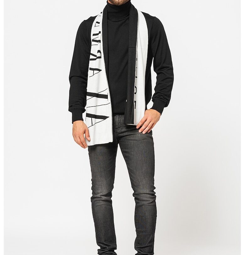 Поло от необработена вълна - Черен ARMANI EXCHANGE