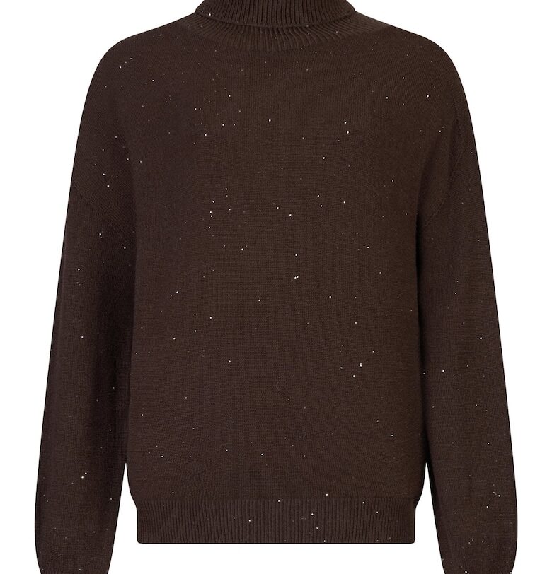 Поло с пайети - Тъмнокафяв Liu Jo