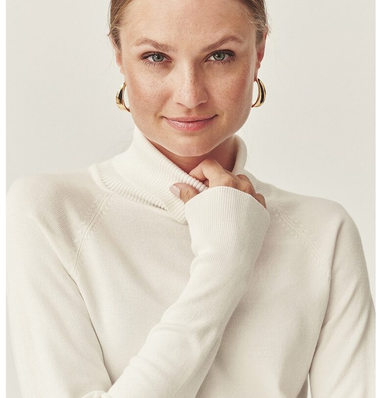 Поло с ръкави реглан - Бял Tatuum