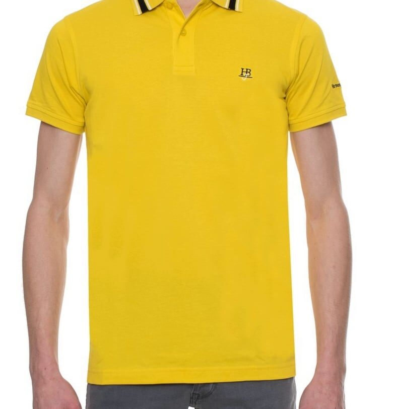 Поло тениска Мъжки  L0BJ31 - Жълт HARMONT  BLAINE
