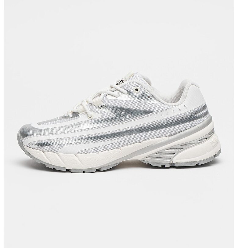 Полускосени спортни обувки D-Airspeed - Бял/Сребрист Diesel