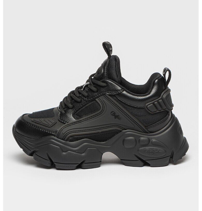 Полускосени спортни обувки с еко кожа - Черен Buffalo