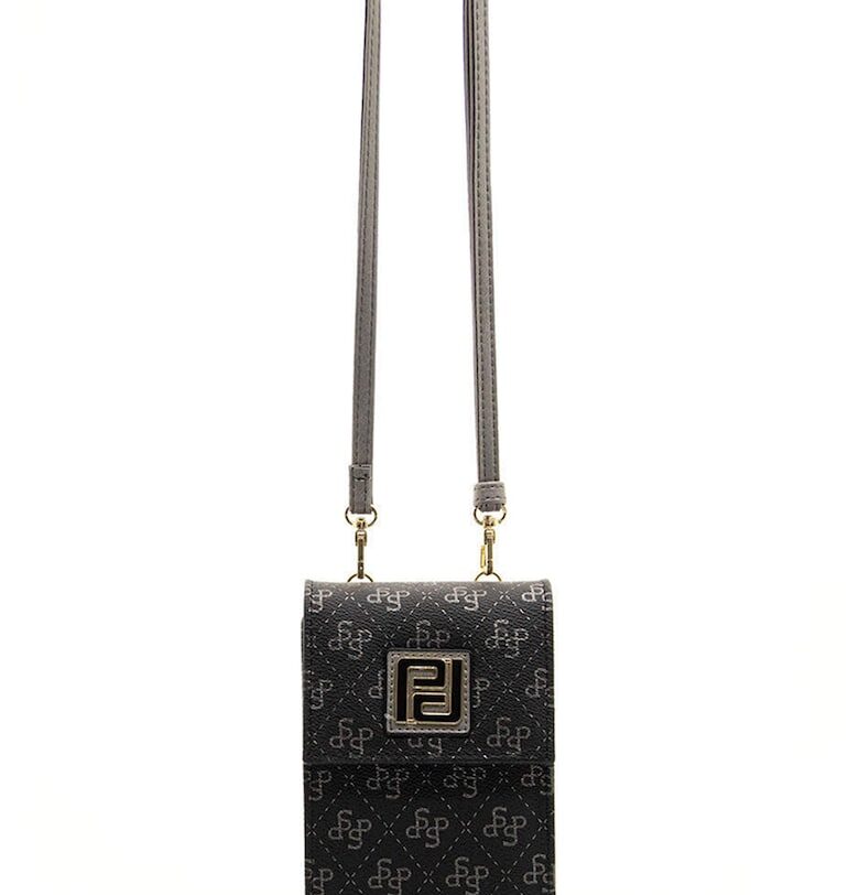 Портмоне от еко кожа с отделяща се презрамка - Черен SilverPolo