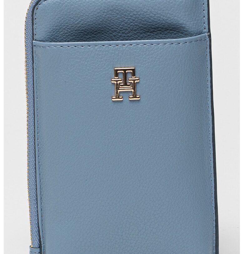 Портфейл за мобилен телефон с регулираща се презрамка - Прашно синьо Tommy Hilfiger