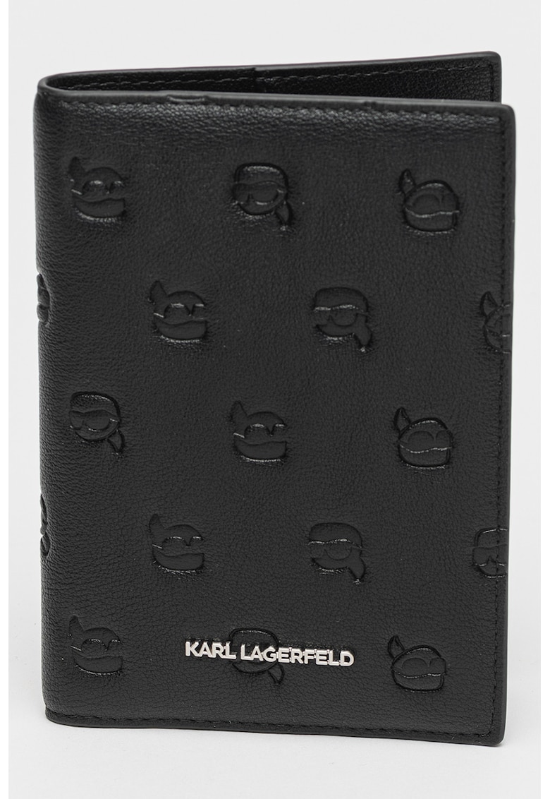 Портфейл от еко кожа Ikon - Черен Karl Lagerfeld