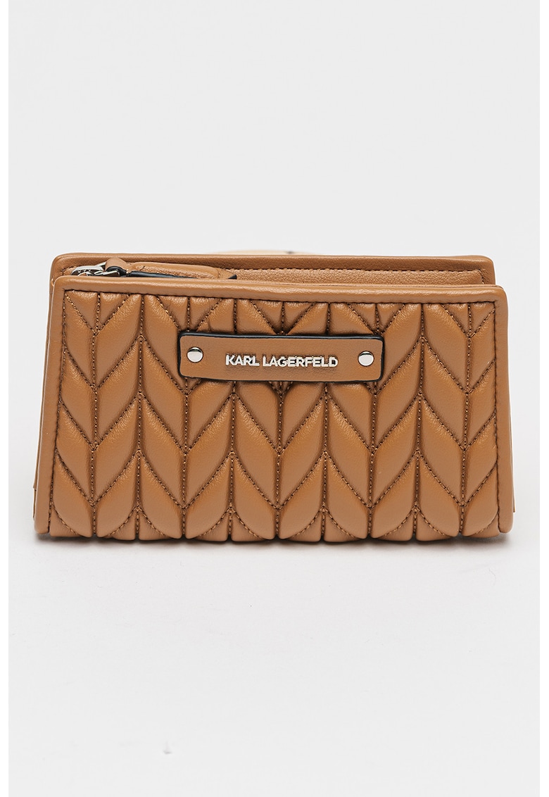 Портфейл от еко кожа - Карамел Karl Lagerfeld